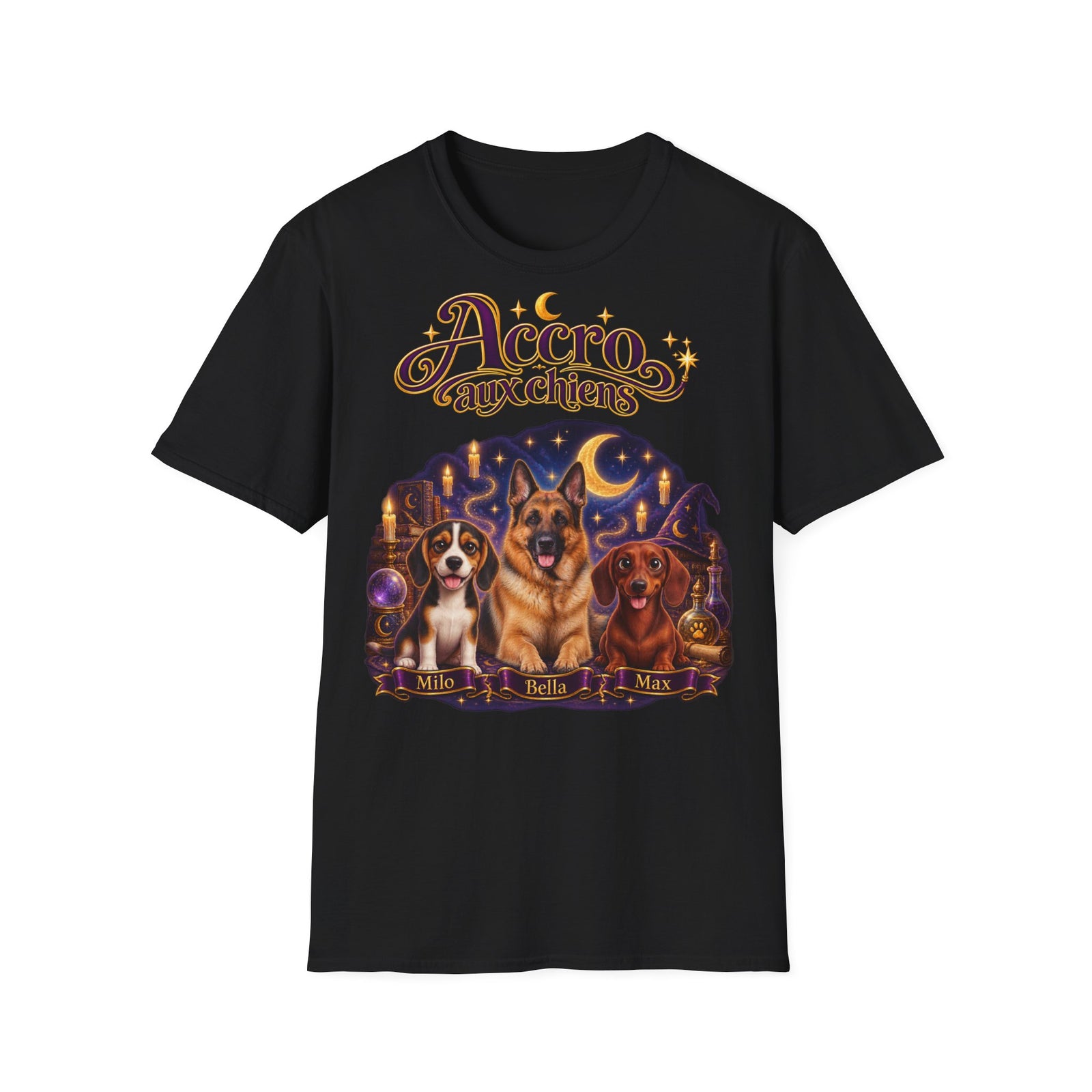 T-shirt perso personnalisé – Accro aux chiens – photo 13