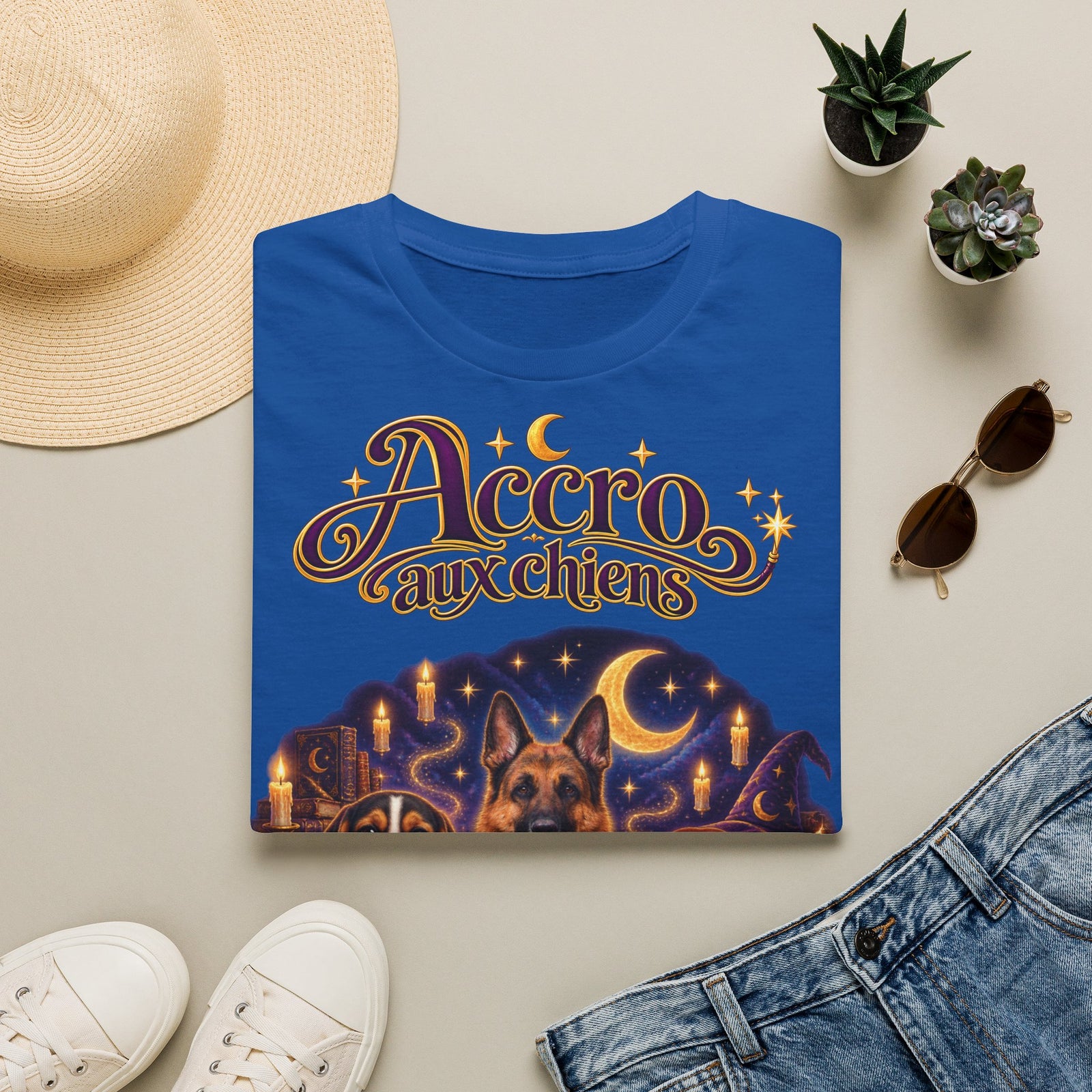 T-shirt perso personnalisé – Accro aux chiens – photo 5