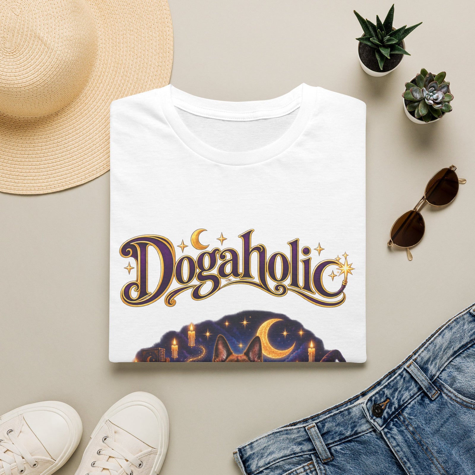 Personalized Graphic Tee – Dogaholic Wizard Dogs – photo 14