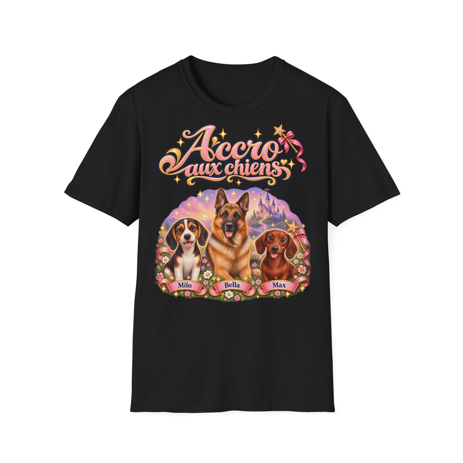 T-shirt personnalisé – Accro aux chiens – photo 13