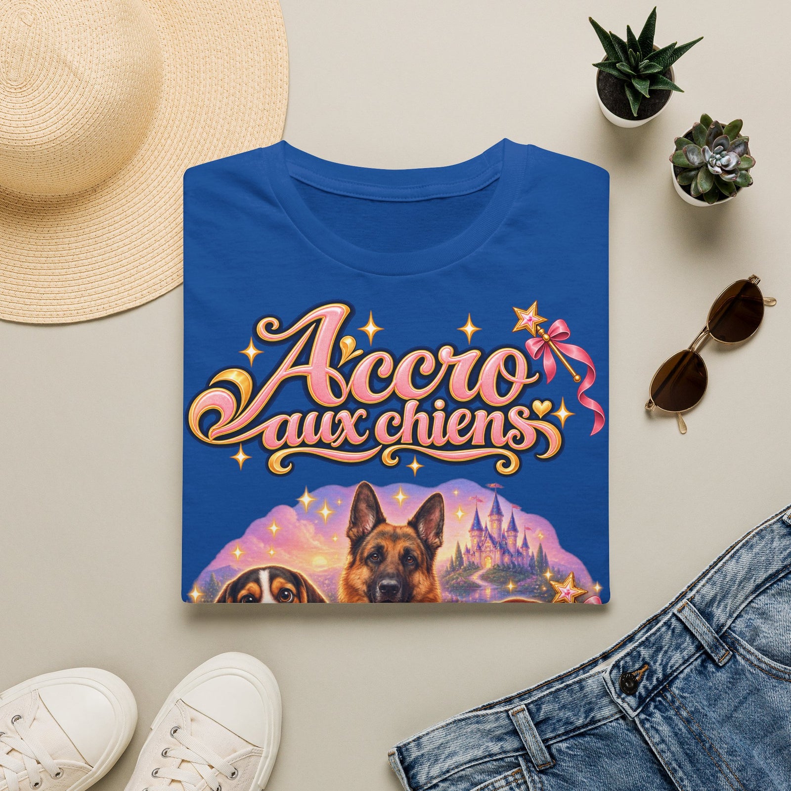 T-shirt personnalisé – Accro aux chiens – photo 5