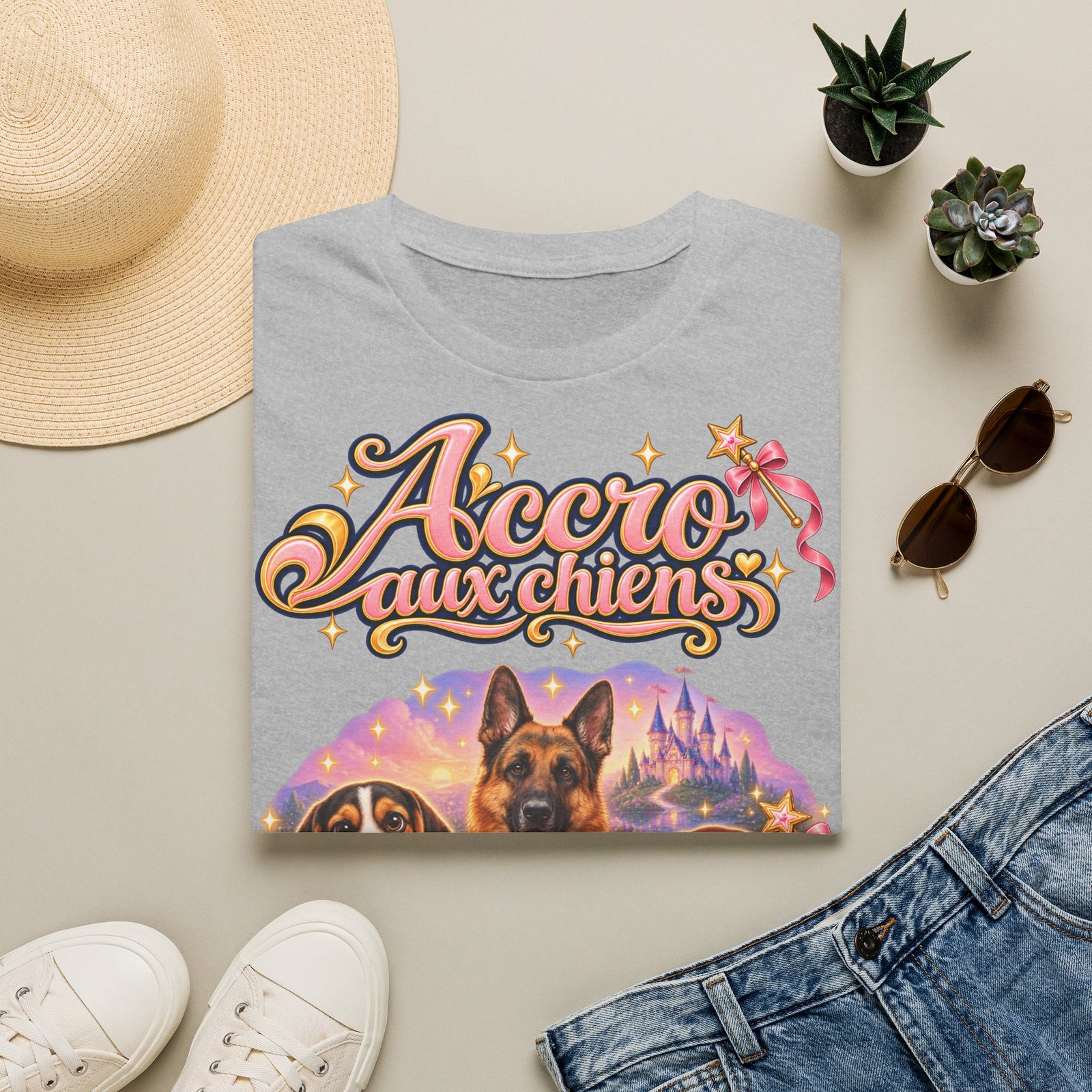T-shirt personnalisé – Accro aux chiens – photo 8