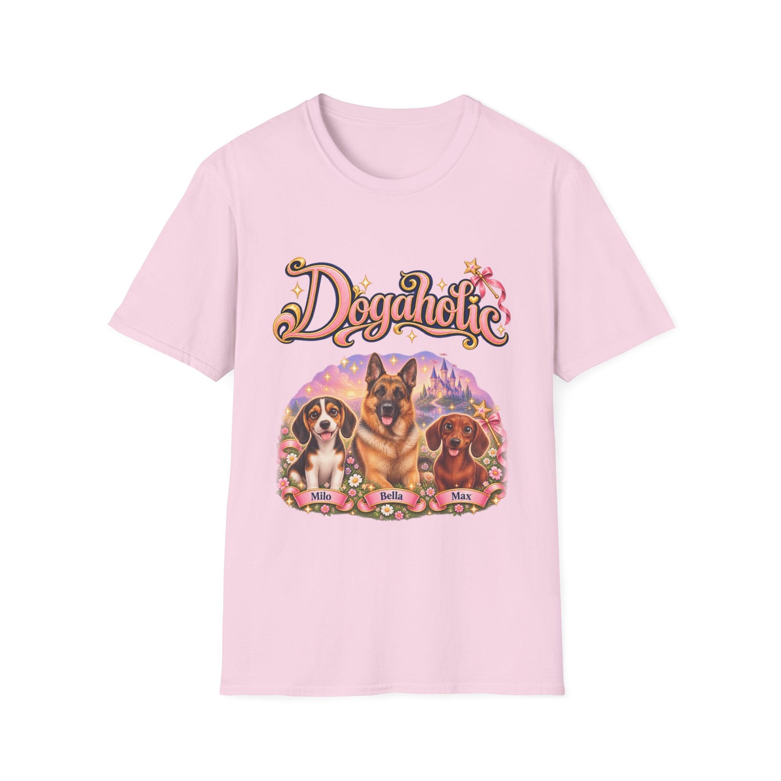 Personalized Graphic Tee – Dogaholic Fairy Tale – photo 19