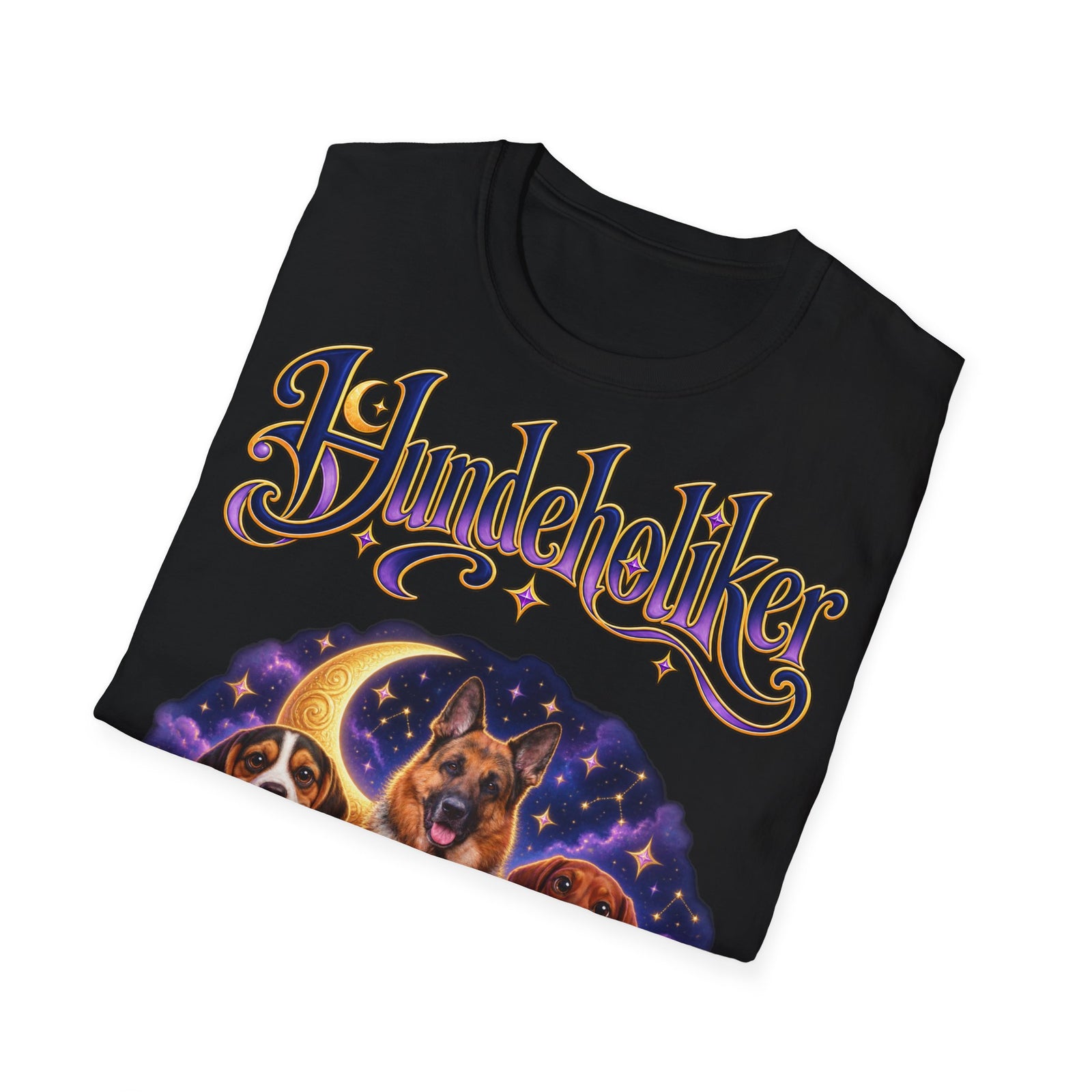 Personalisiertes T-Shirt mit Hunden – Hundeholiker Mondhimmel – Foto 15