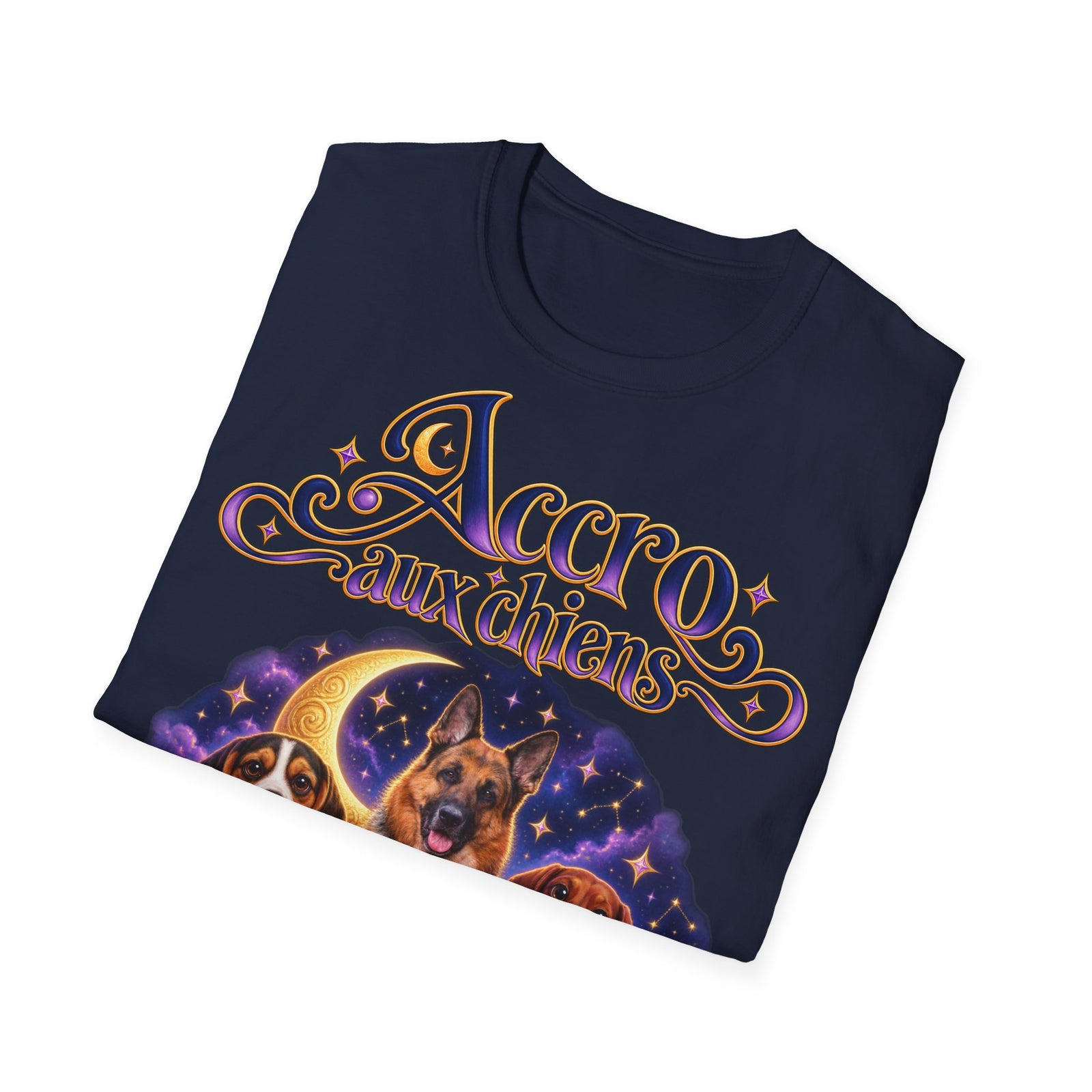 Tee shirt personnalisé – Accro aux chiens – photo 3