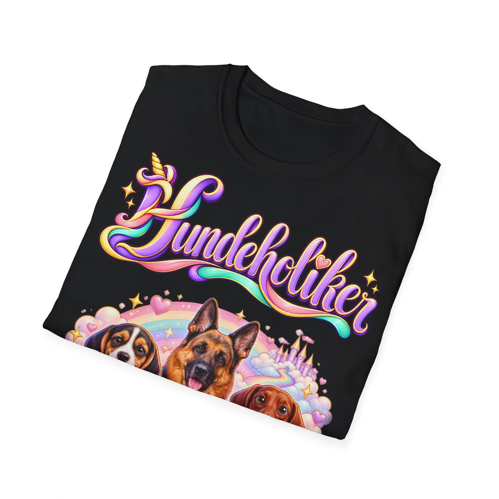 Personalisiertes T-Shirt mit Hunden – Hundeholiker Regenbogen – Foto 15