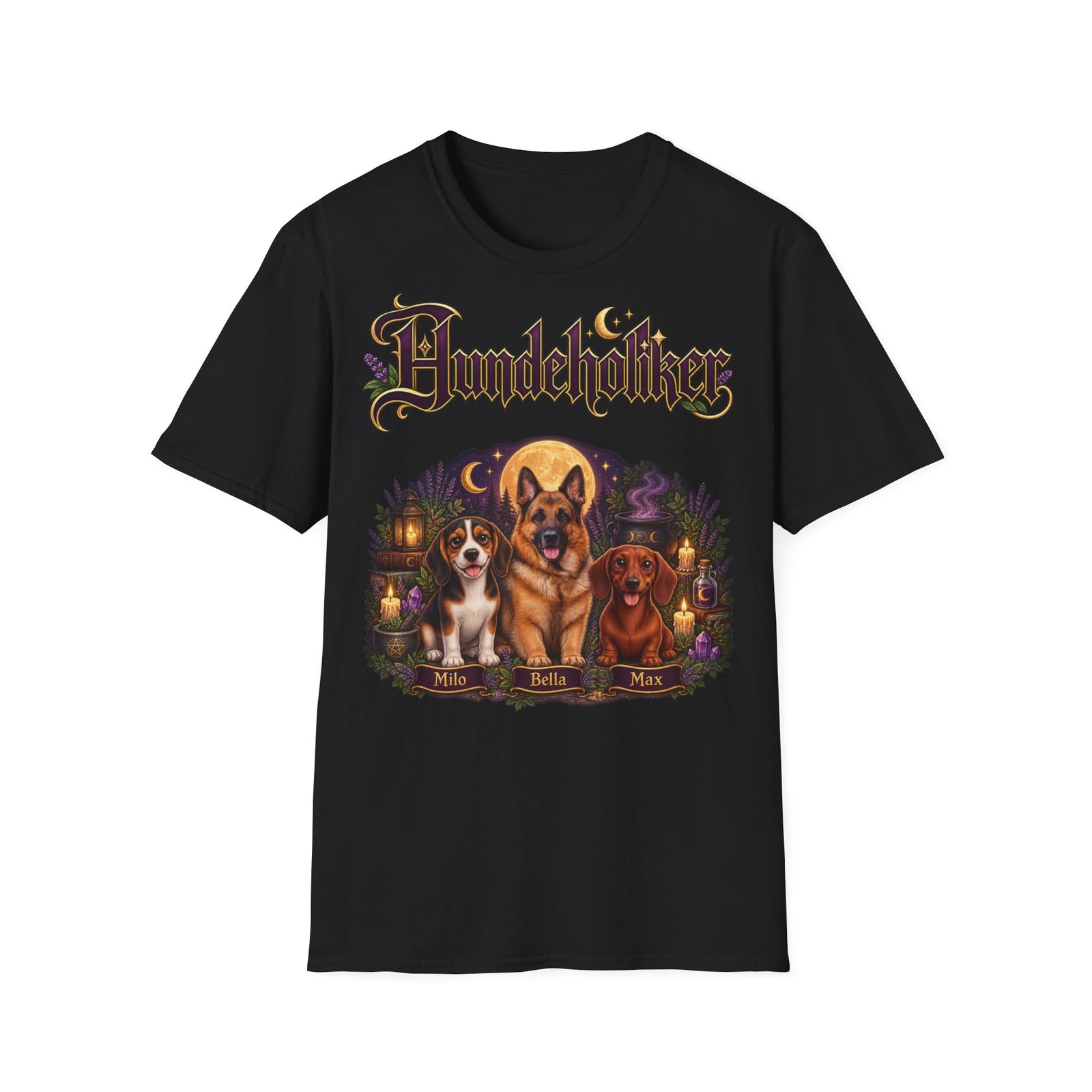 Personalisiertes Tshirt – Hundeholiker Hexenzauber – Foto 13