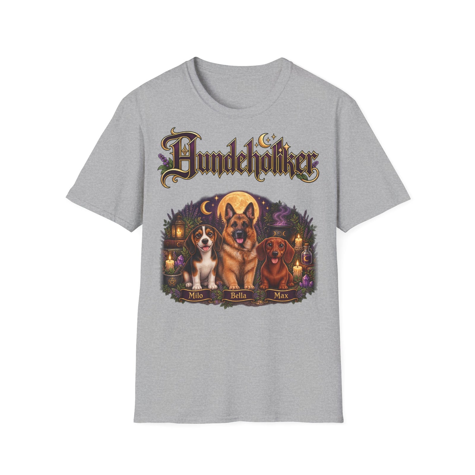Personalisiertes Tshirt – Hundeholiker Hexenzauber – Foto 7