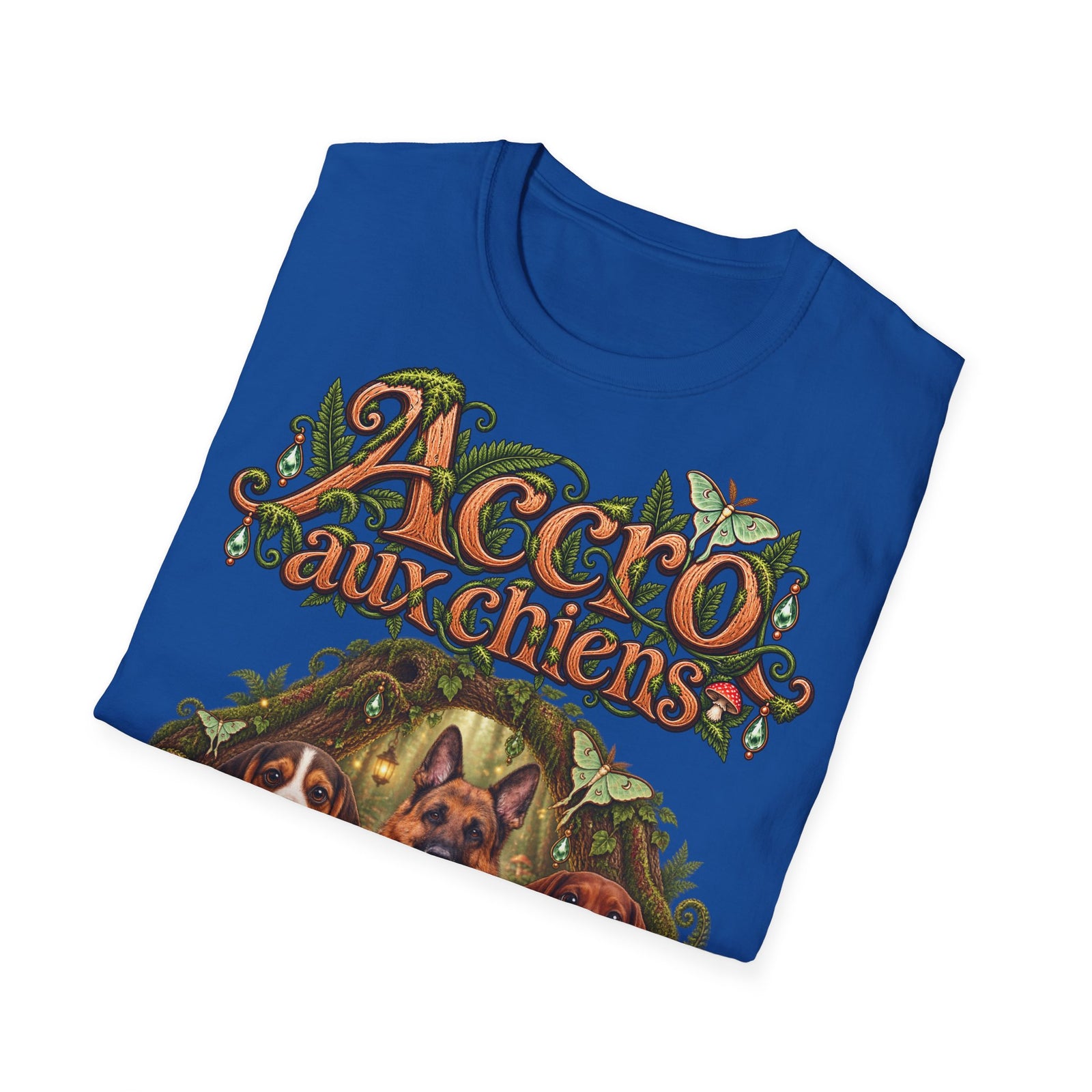 Tee shirt personnalisé – Chiens en forêt féerique – photo 6