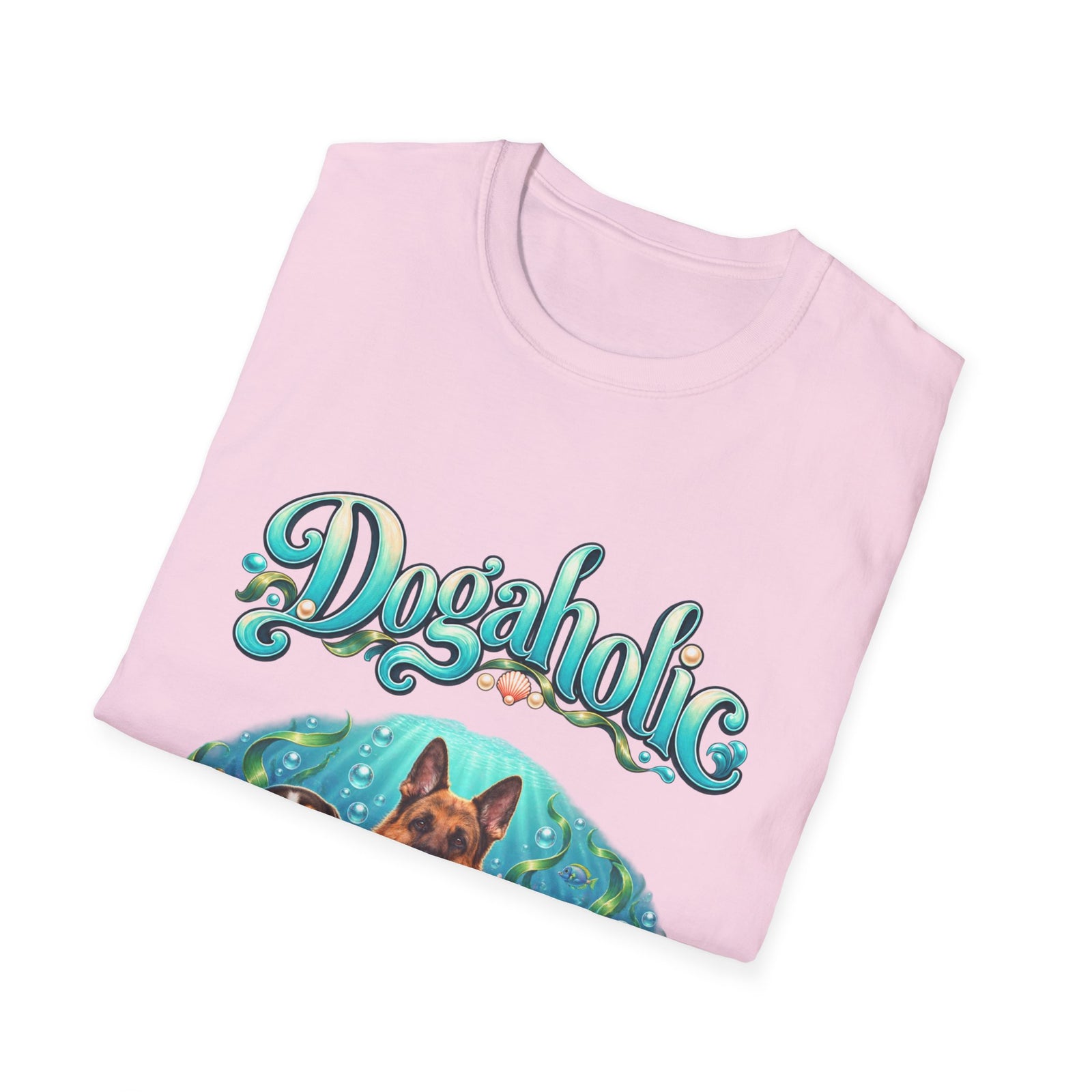 Personalized Graphic Tee – Dogaholic Mermaid Dogs – photo 21