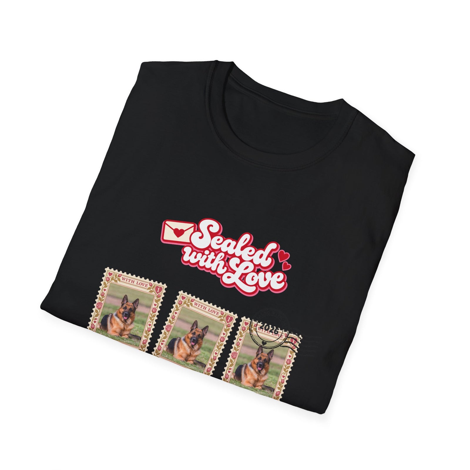 Personalized Graphic Tee – Sealed with Love Stamps – photo 18