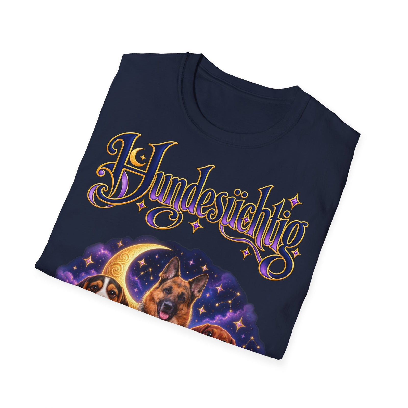 Personalisiertes T-Shirt mit Hunden – Hundesüchtig – Foto 3
