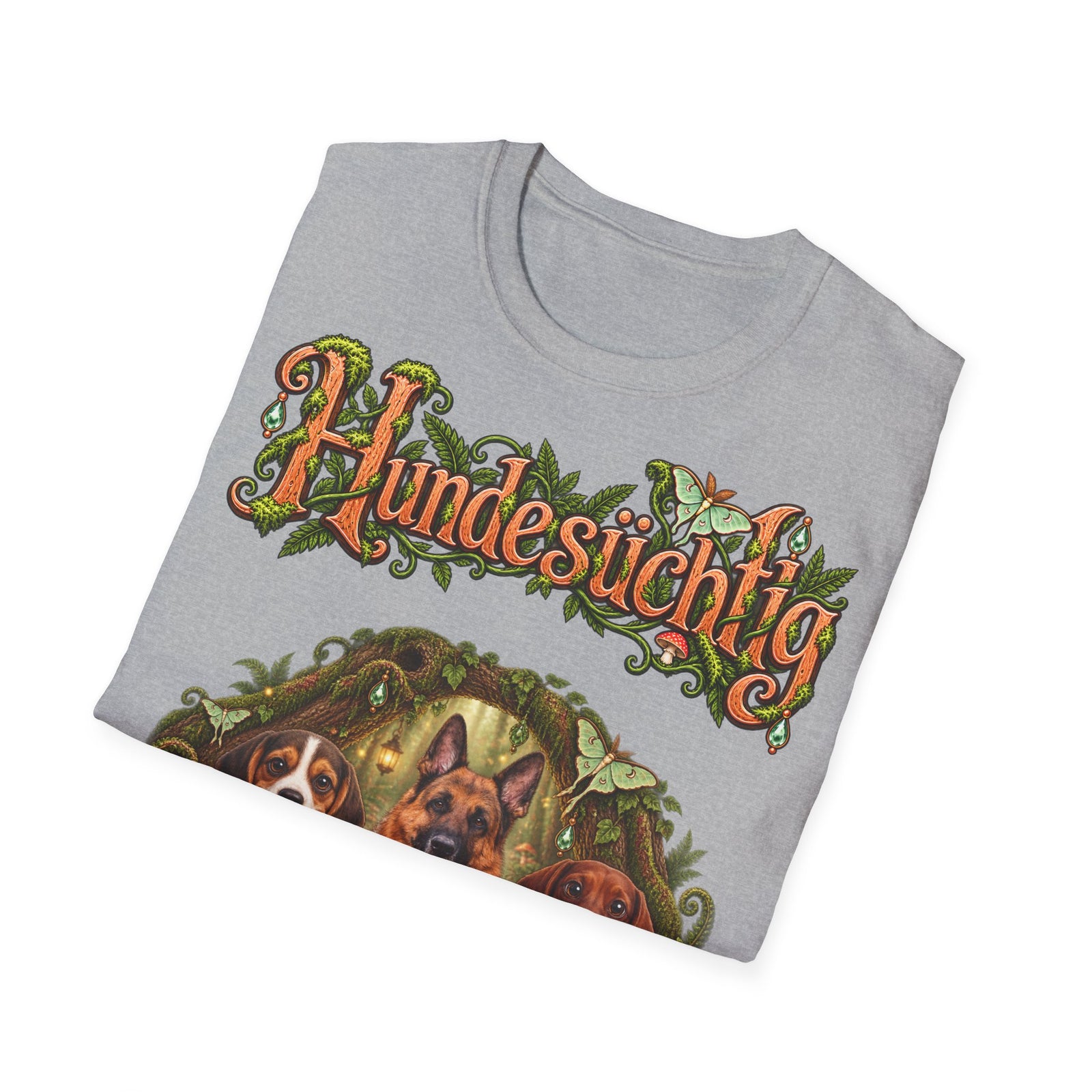 Personalisiertes T-Shirt mit Hunden – Hundesüchtig Zauberwald – Foto 9