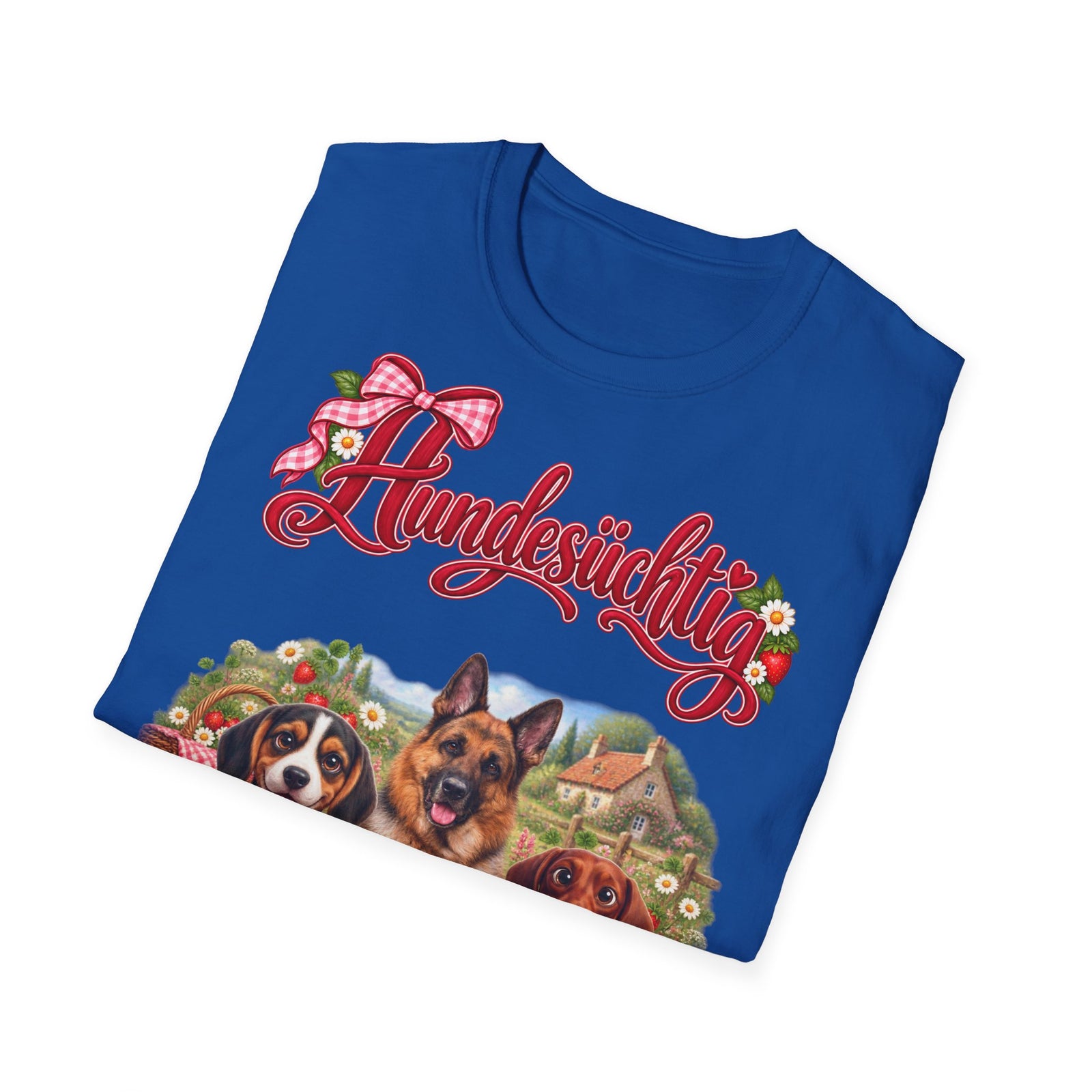 Personalisiertes T-Shirt – Hundesüchtig Erdbeer-Picknick – Foto 6