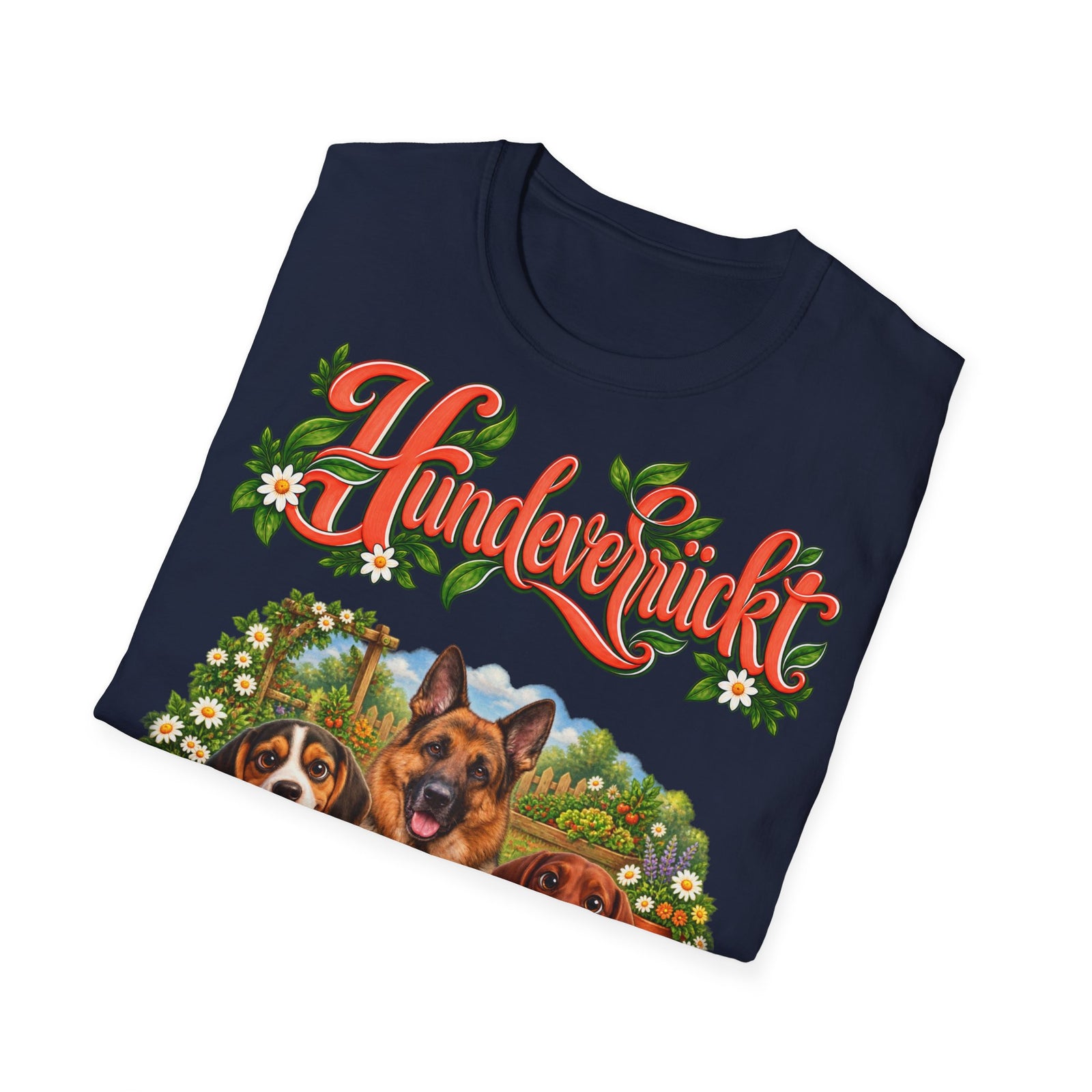 Personalisiertes Tshirt mit Hunden – Hundeverrückt – Foto 3