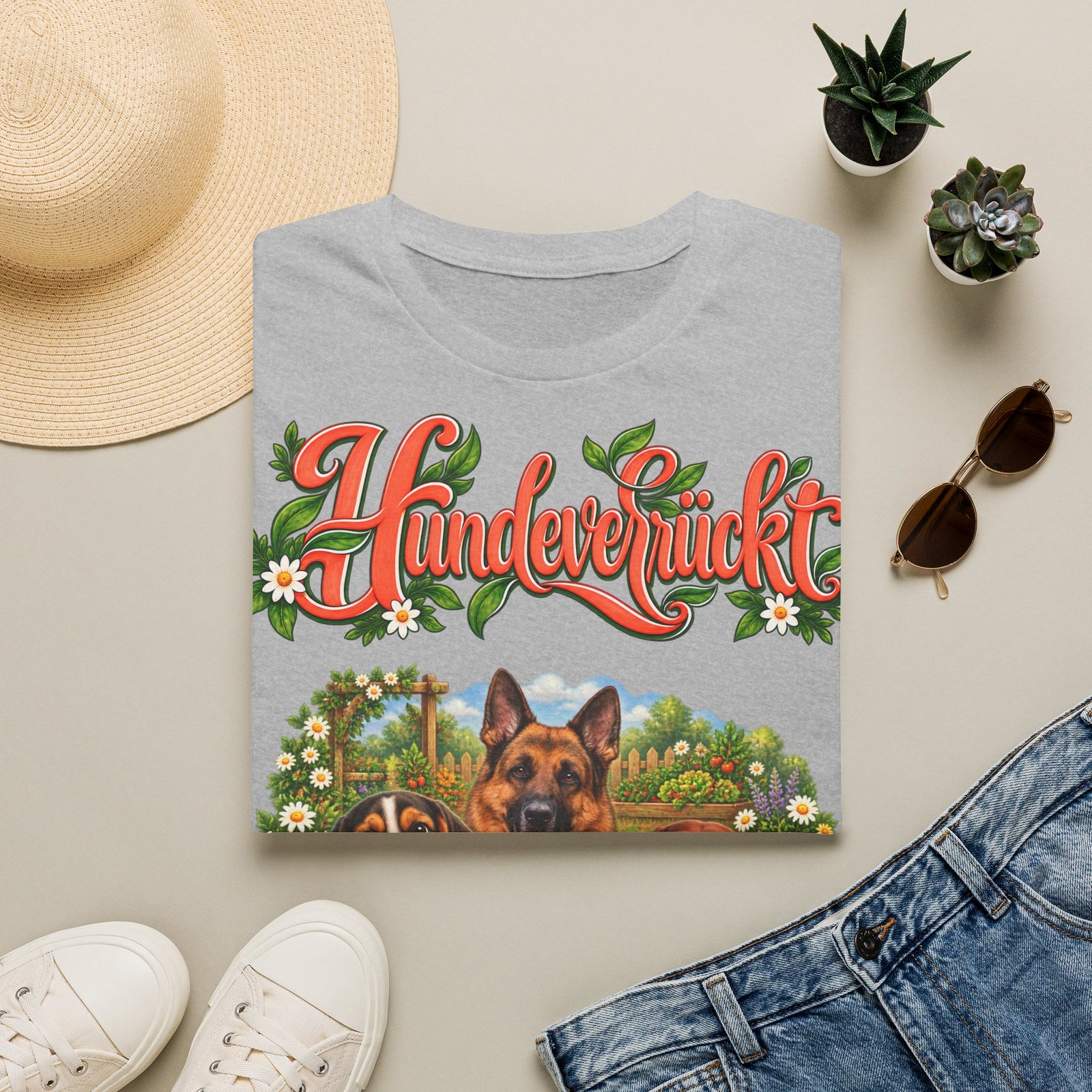 Personalisiertes Tshirt mit Hunden – Hundeverrückt – Foto 8