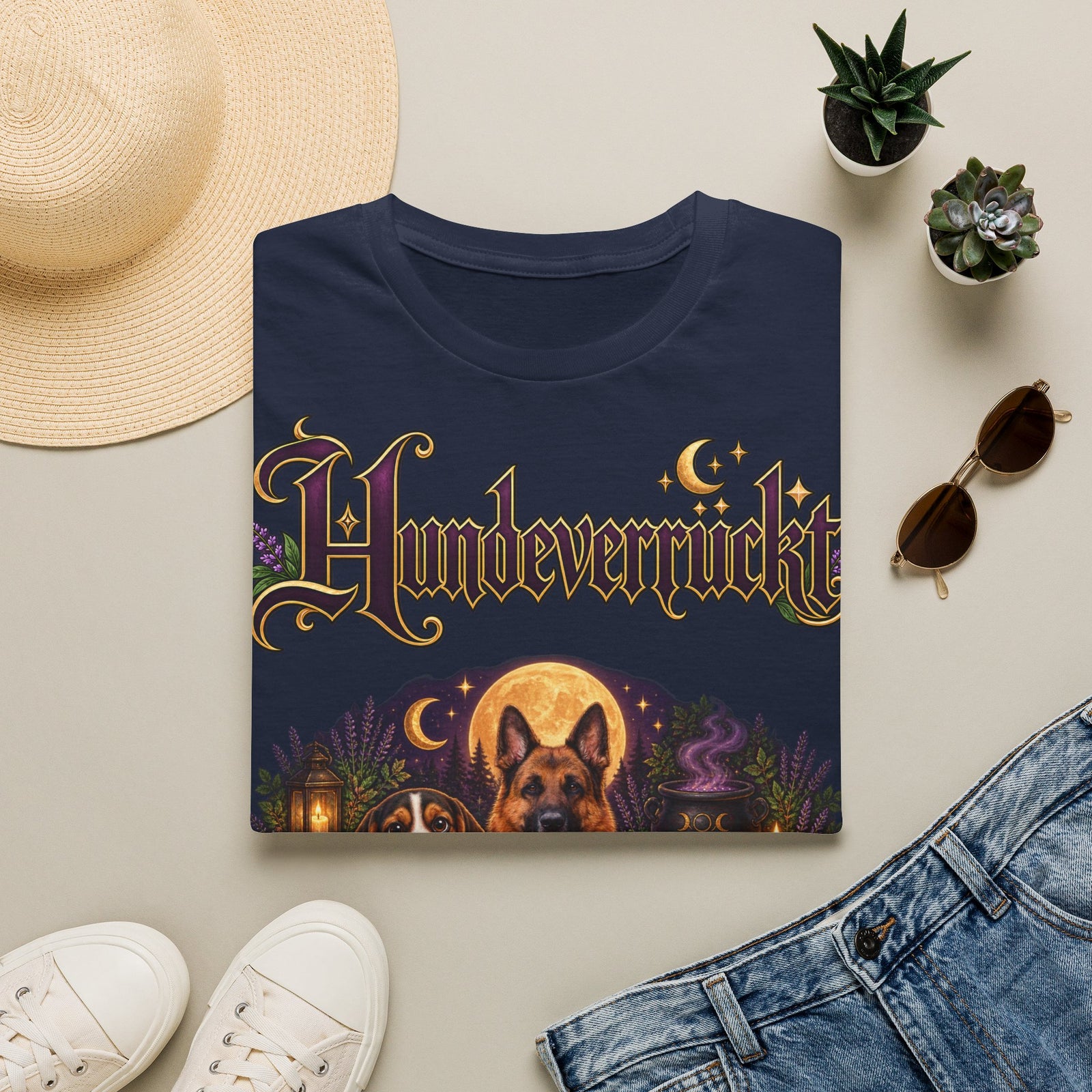 Personalisiertes T-Shirt – Hundeverrückt Hexen-Motiv – Foto 2