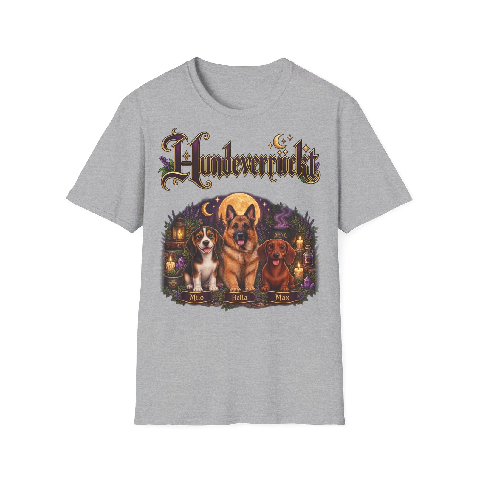 Personalisiertes T-Shirt – Hundeverrückt Hexen-Motiv – Foto 7