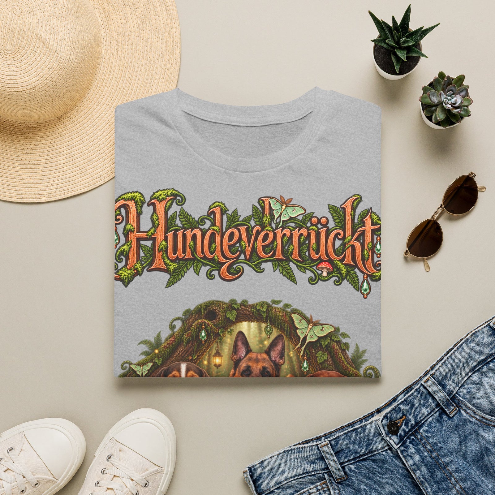 Personalisiertes T-Shirt mit Hunden – Hundeverrückt Zauberwald – Foto 8
