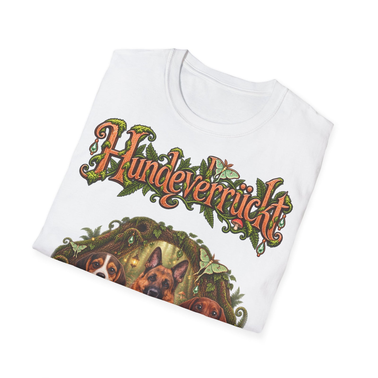Personalisiertes T-Shirt mit Hunden – Hundeverrückt Zauberwald – Foto 12