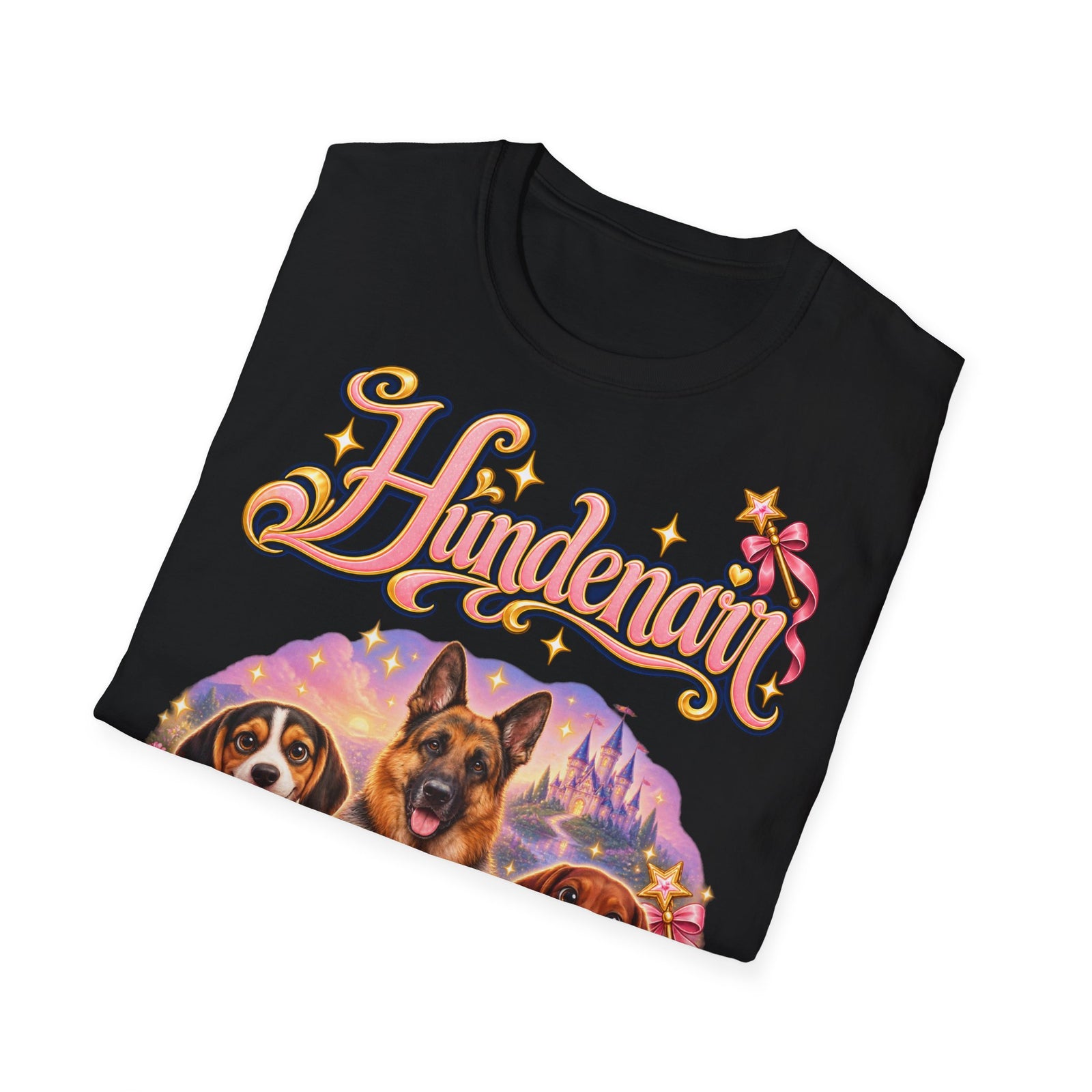 Personalisiertes T-Shirt mit Hunden – Hundenarr Märchenschloss – Foto 15