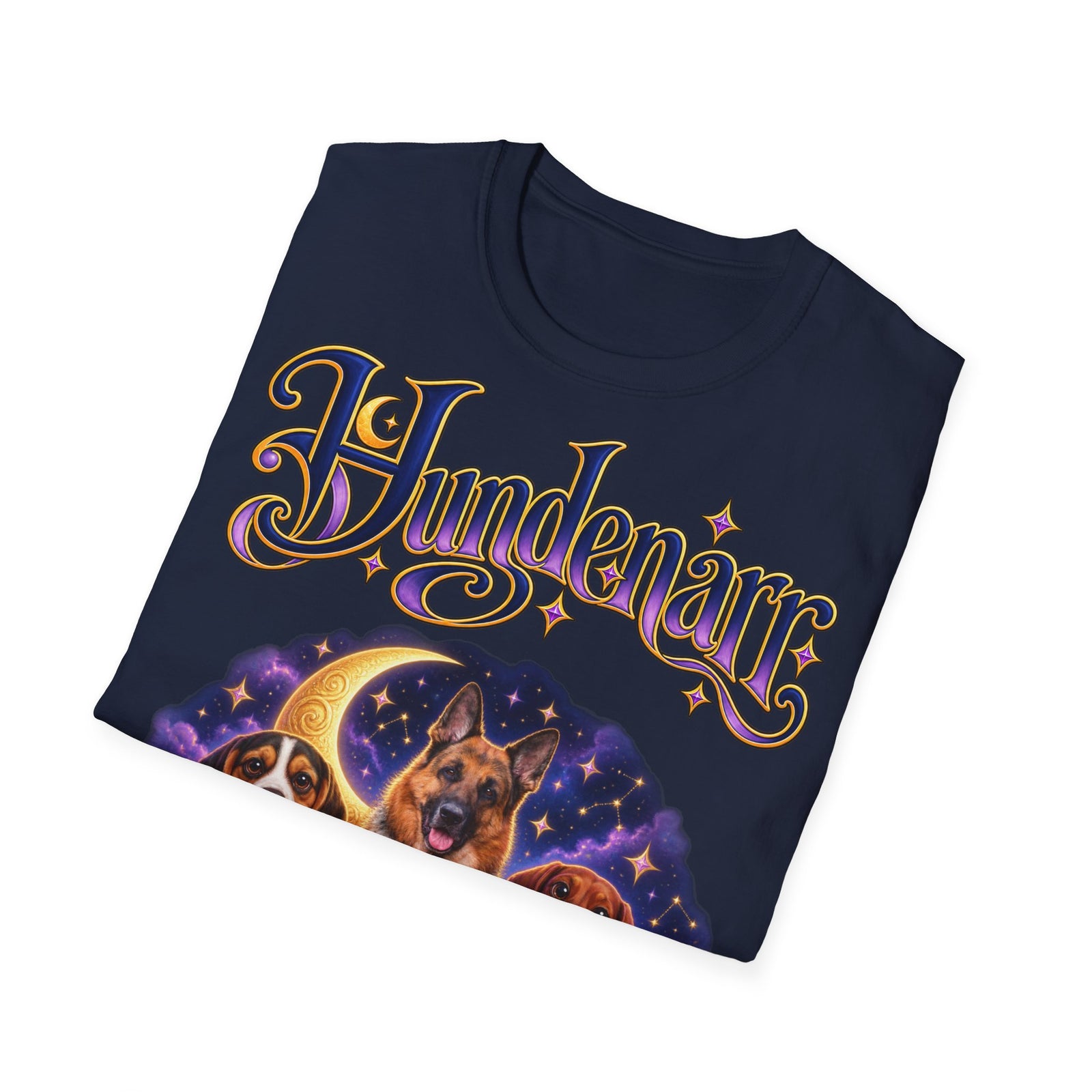 Personalisiertes T-Shirt mit Hunden – Hundenarr Sternenhimmel – Foto 3