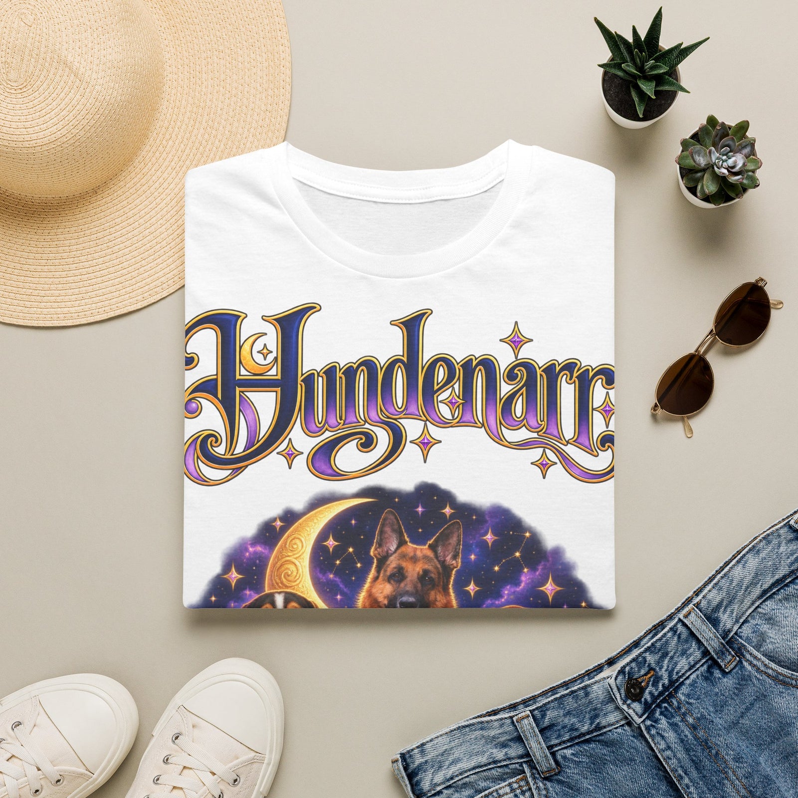 Personalisiertes T-Shirt mit Hunden – Hundenarr Sternenhimmel – Foto 11