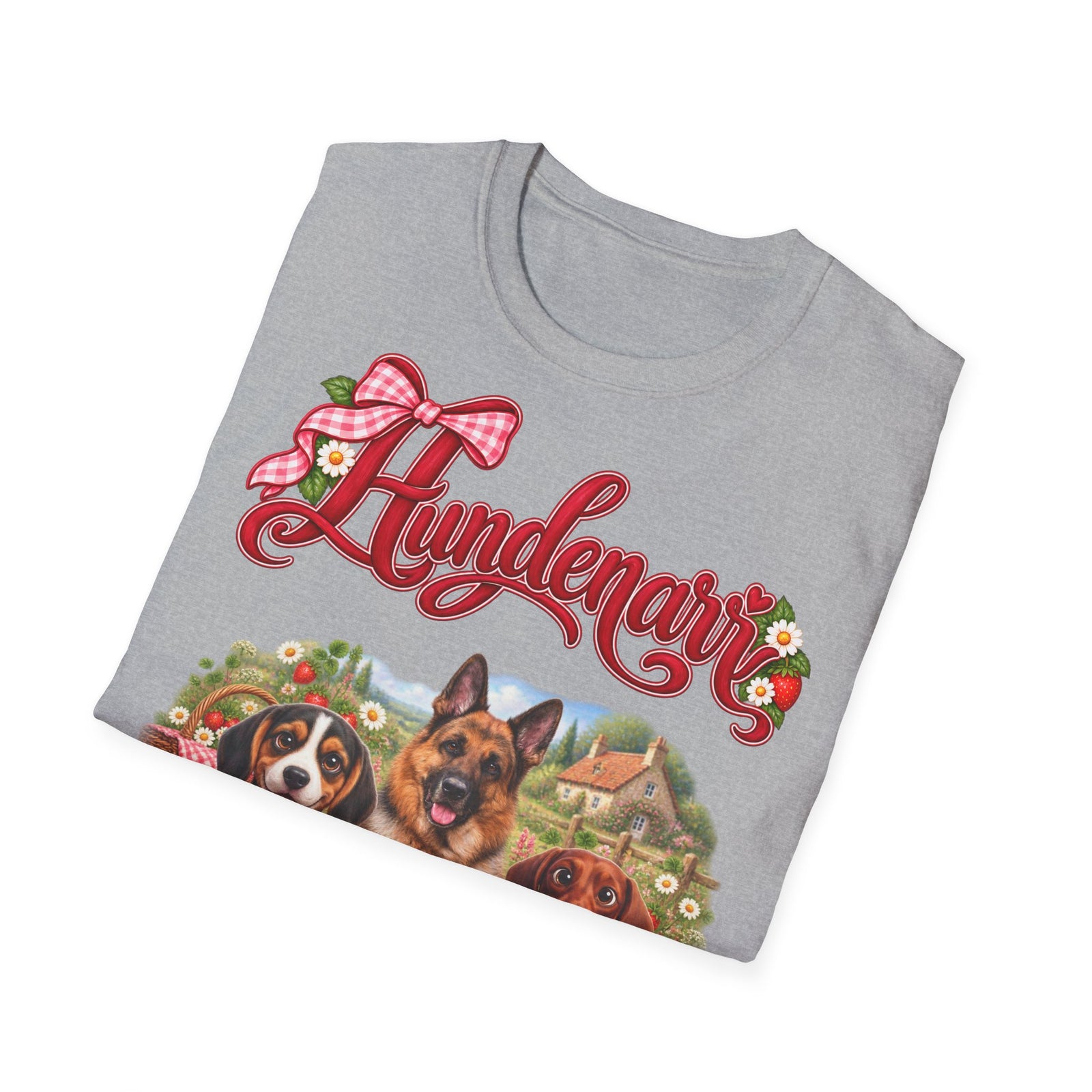 Personalisiertes T-Shirt – Hundenarr Erdbeer-Picknick – Foto 9