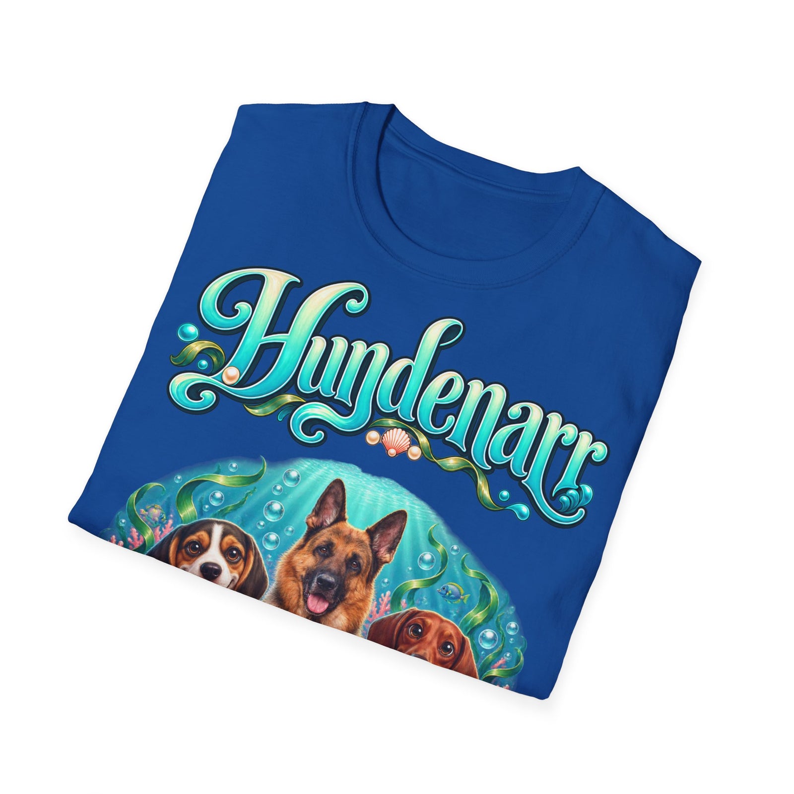 Personalisiertes T-Shirt mit Hunden – Hundenarr Unterwasserwelt – Foto 6