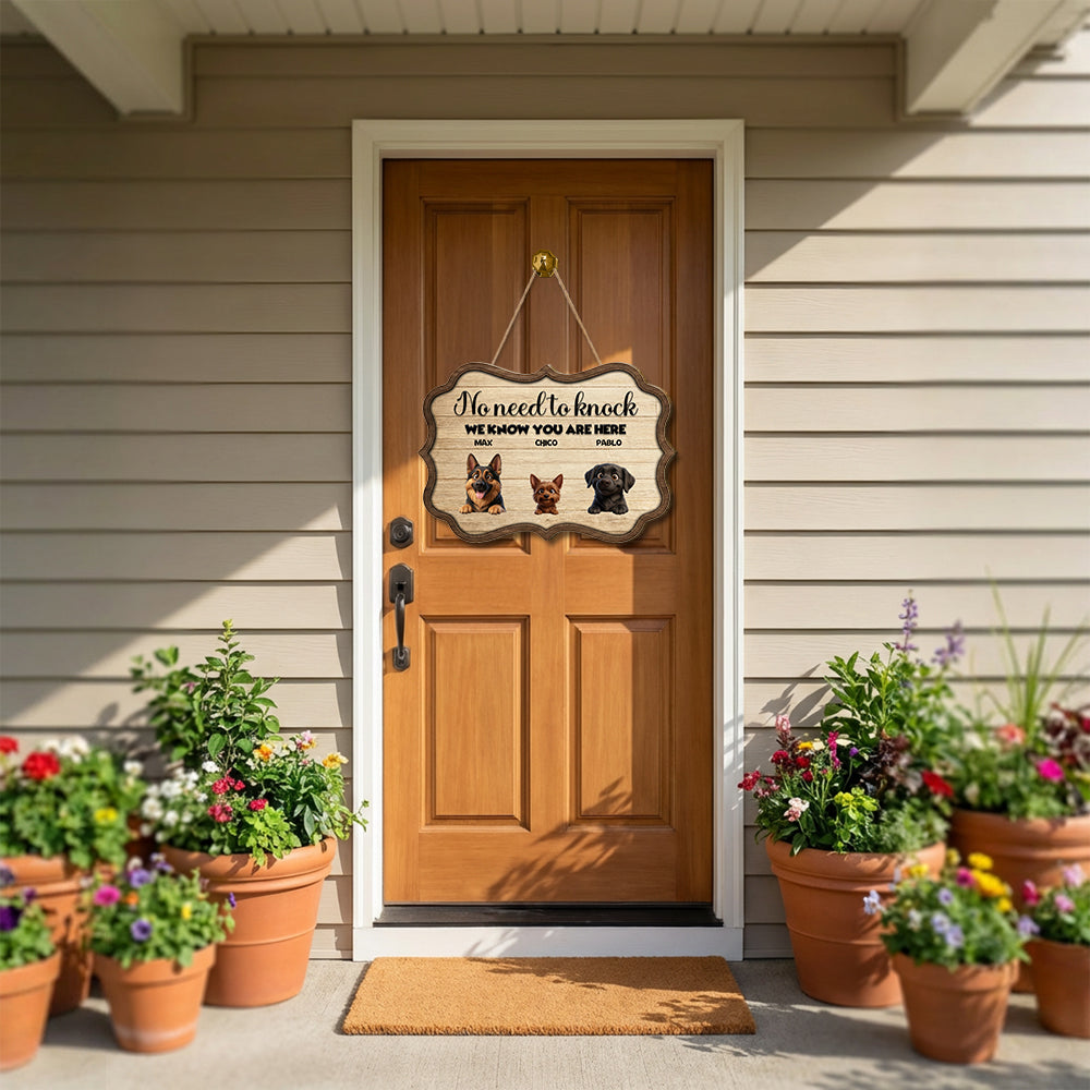 Personalized No Need To Knock Wood Sign