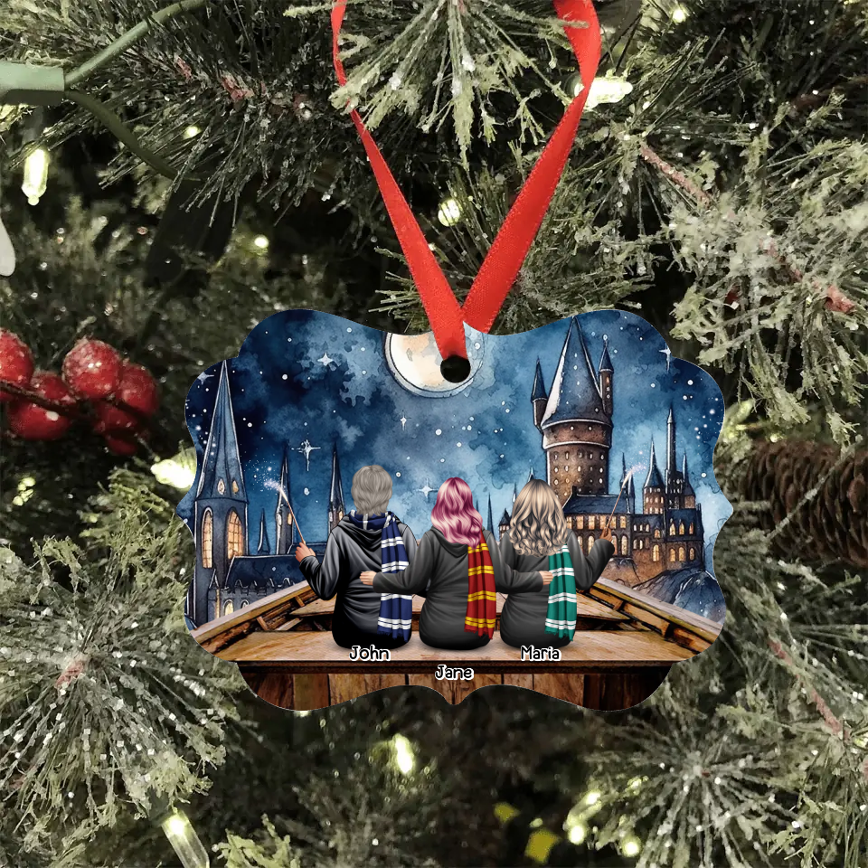 Zauberer-Ornament – Bis zu 5 Personen – Weihnachtsornament 