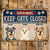 Personalized Metal Sign - Entrance Decoration - Pets Metal Sign - Up to 6 Pets
