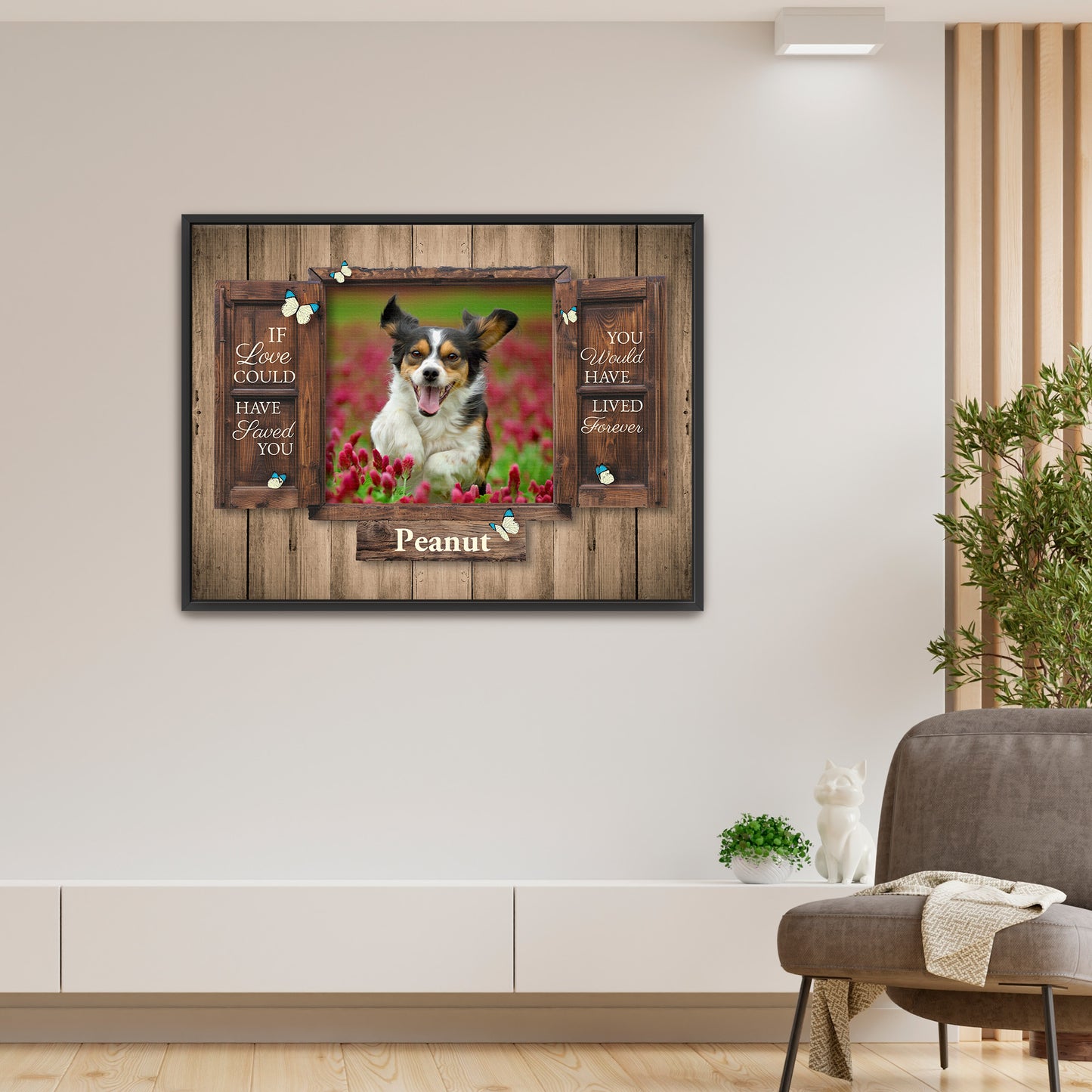 Photo Memorial Canvas - Upload Photo - LoveOnPrints Memorial Canvas - Dog/Cat/Person Personalized Memorial Canvas Decor