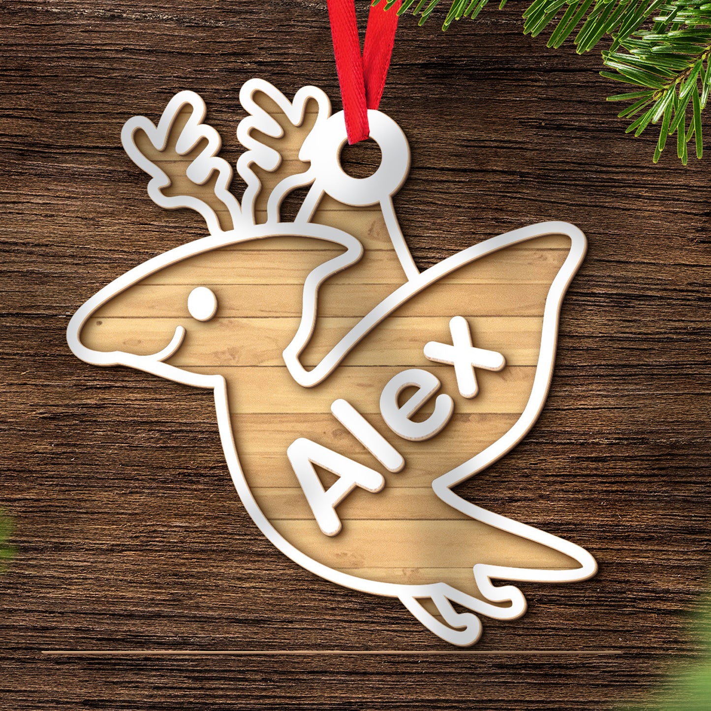 Dinosaur Ornament - Personalized Ornament - Name Ornament