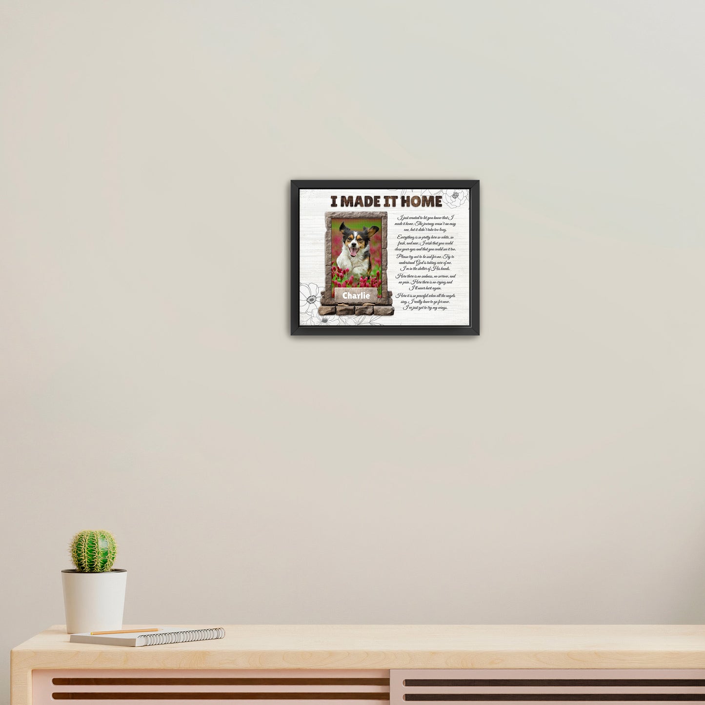 Pet Memorial Canvas - Upload Photo - LoveOnPrints Memorial Canvas - Dog/Cat/Person Personalized Memorial Canvas Decor