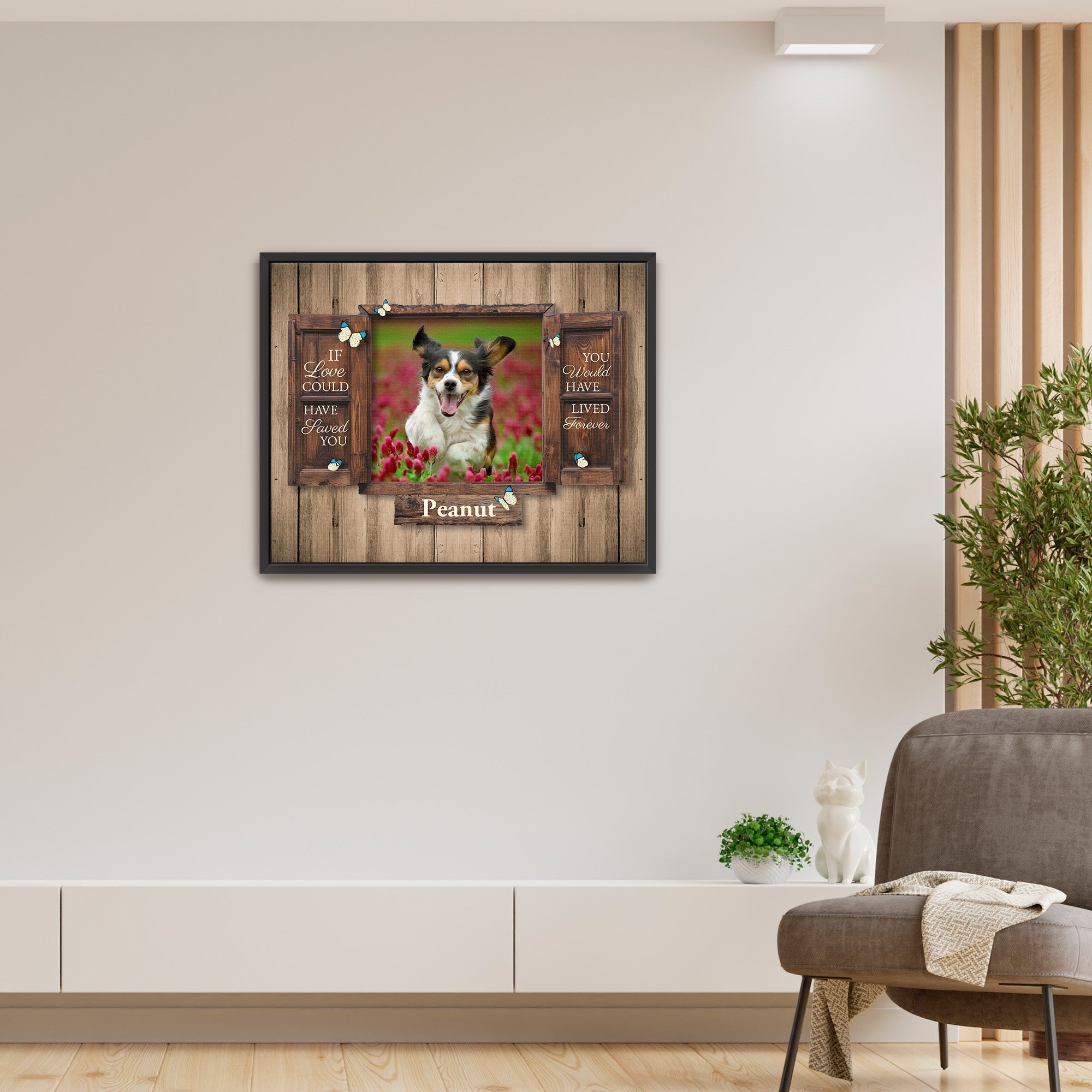 Photo Memorial Canvas - Upload Photo - LoveOnPrints Memorial Canvas - Dog/Cat/Person Personalized Memorial Canvas Decor