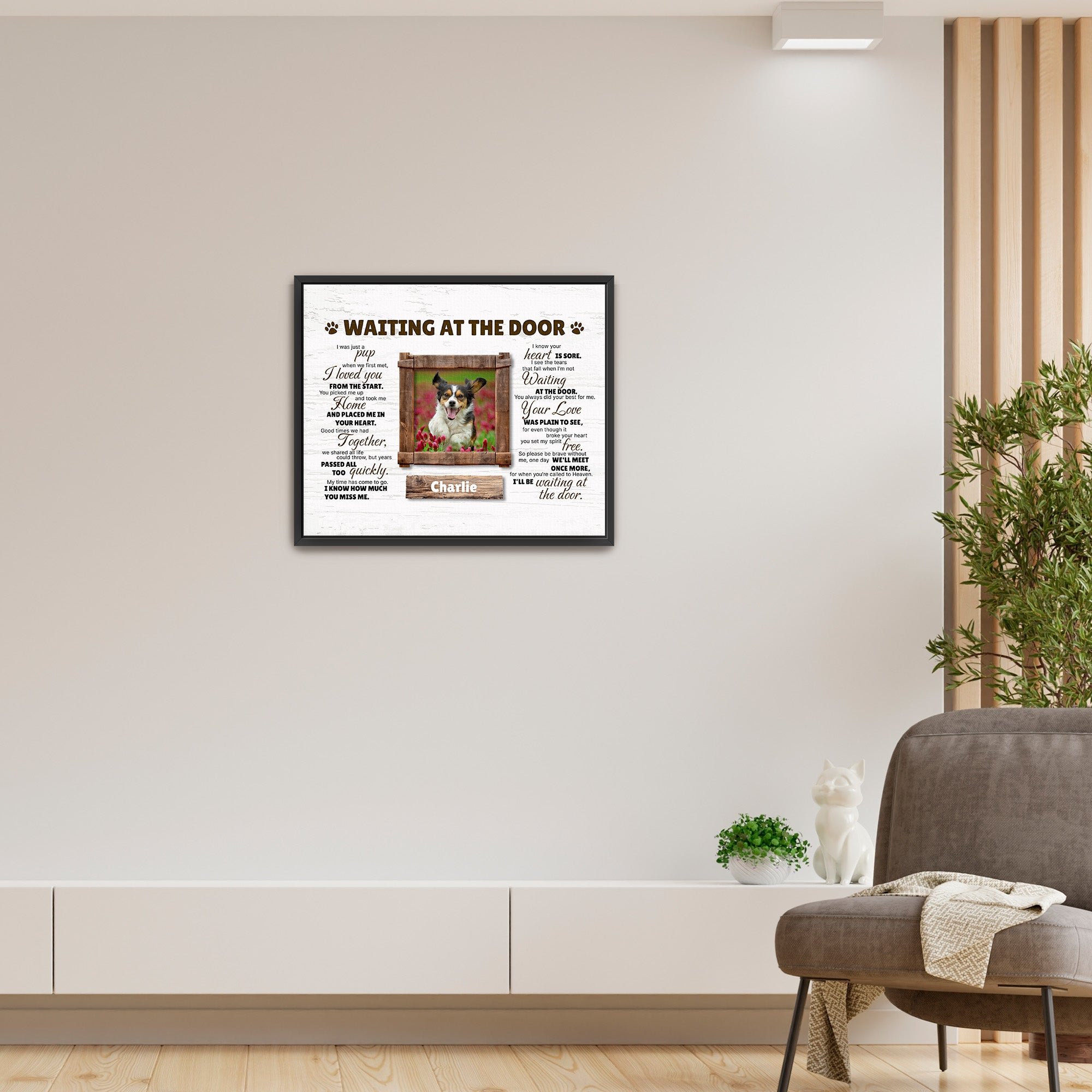 Pet Memorial Canvas - Memorial Canvas - LoveOnPrints Memorial Canvas - Personalized Memorial Canvas