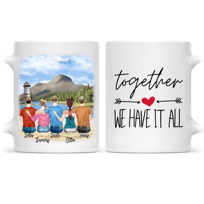 Siblings Mug - Personalized Siblings Mug - Up To 6 People Family Mug