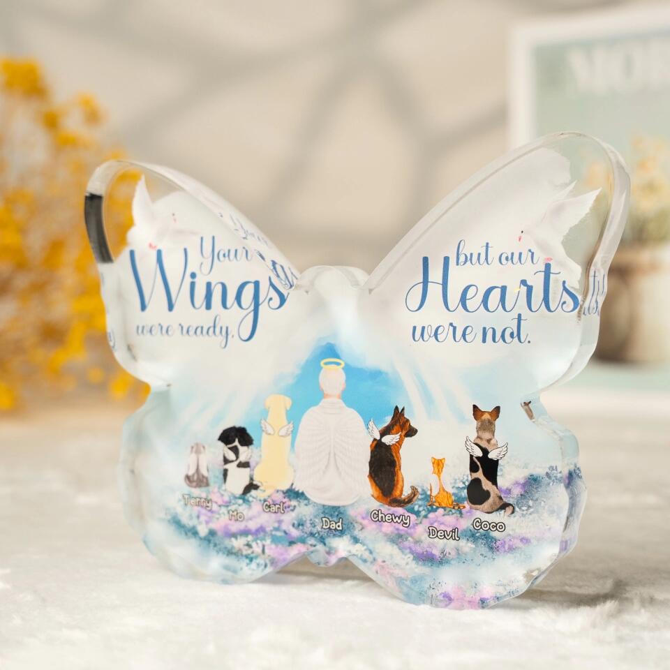 Gedenktafel mit Menschen und Haustieren