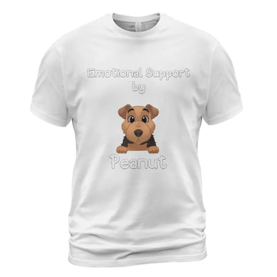 Personalized Pet T-Shirt - Emotional Support T-Shirt - Up to 5 Pets