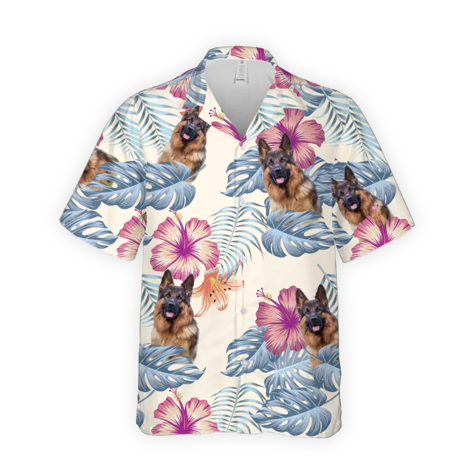 Personalized Hawaiian Shirt - Upload up to 6 Photos