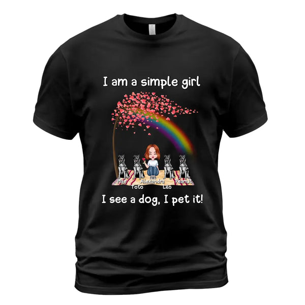 i am a simple girl t shirt