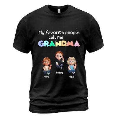 Grandparent T-Shirt - Grandkids Shirt - Gift for Grandparent - Up to 10 Children