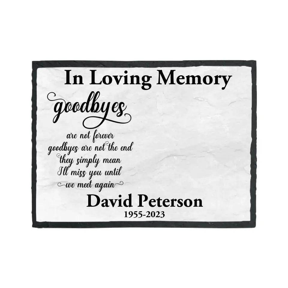 Memorial Stone - Upload Photo Memorial Stone - Personalized Memorial Gift