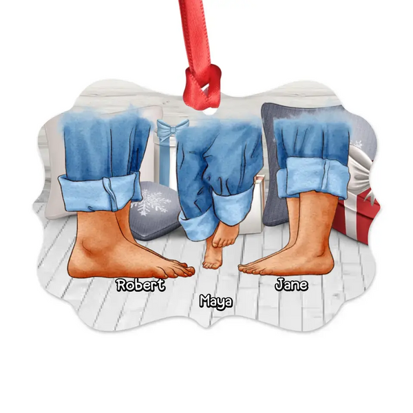 Fireplace Buddies Family Christmas Ornament- 3/4/5 - UK