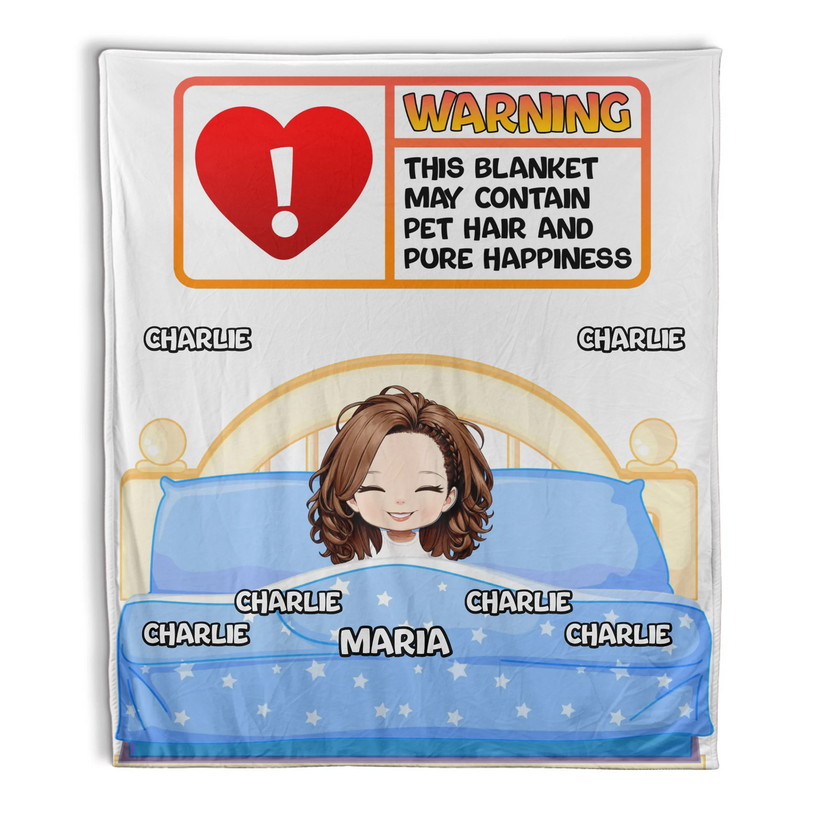 Mockup Fleece Blanket US