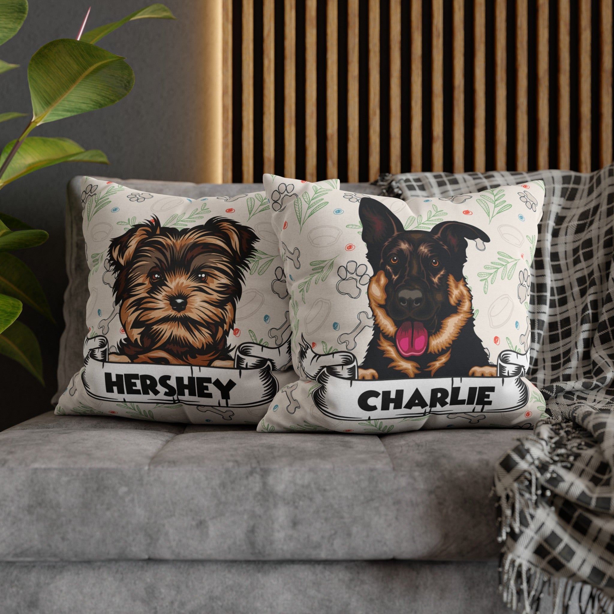 Personalized Pet Pillow Case Cat Dog Pet Pillow Case Pet Owner Gif LoveOnPrints