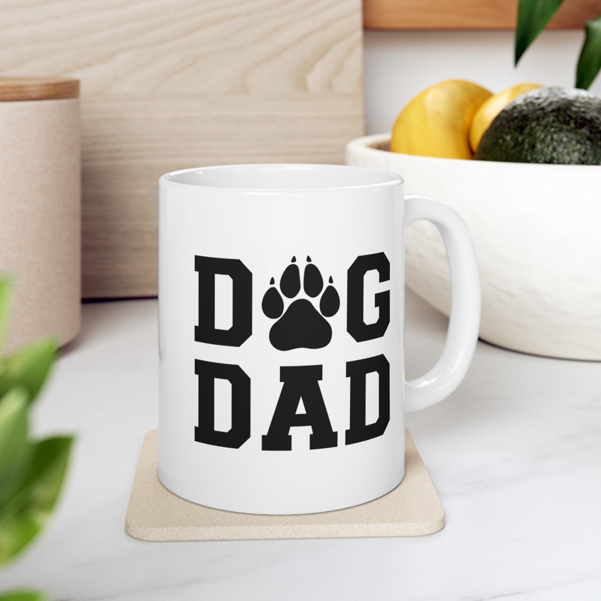 Dog Dad Mug - Personalized Dog Dad Mug with Up To 6 Dogs