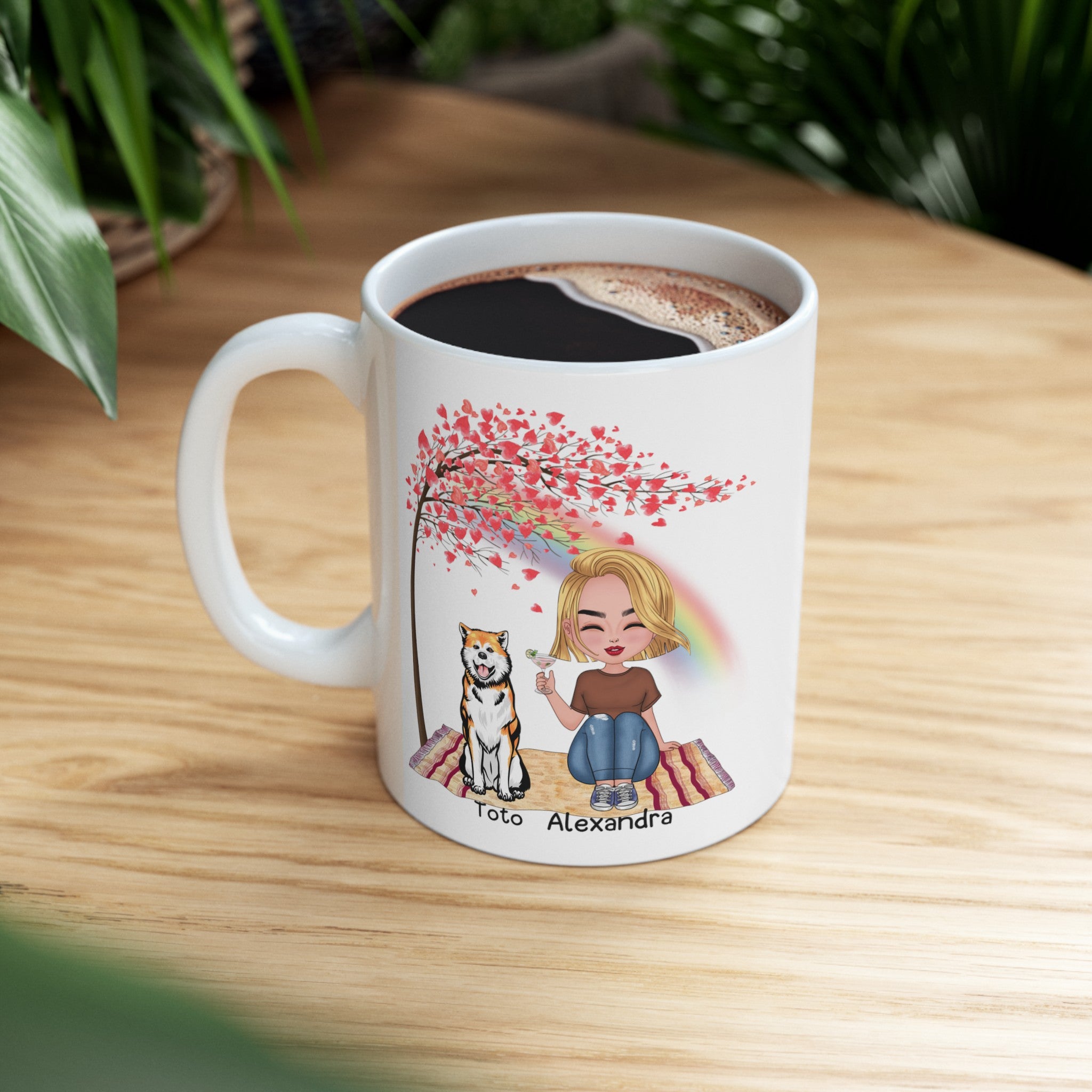 The Doggies store Personalized 4 Pet Mug