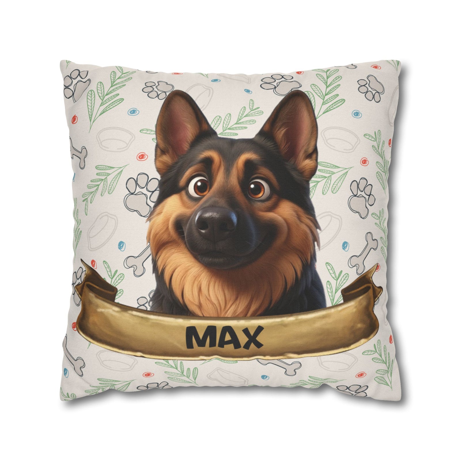 Personalisierte Haustier Kissenhülle - Katze/Hund Haustier Kissenhülle - Haustierbesitzer Geschenk 